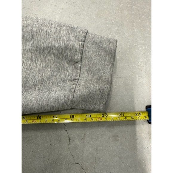 Y2K Nike Men's Gray Full Zip Hoodie Athletic Casual Comfort Size XL - Picture 8 of 8